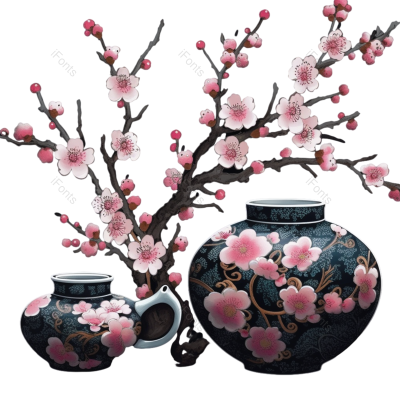 装饰图片,浪漫元素,墨水PNG,自然免抠素材
